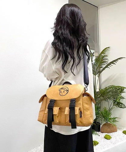 Unisex Mångsidig Polyester Messenger Väska med Flera Fickor