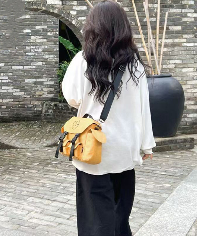 Unisex Mångsidig Polyester Messenger Väska med Flera Fickor