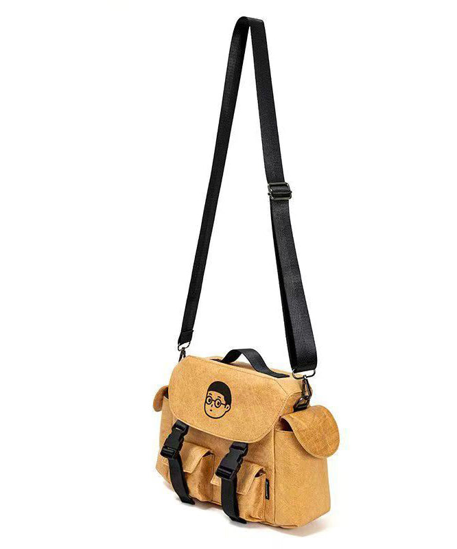 Unisex Mångsidig Polyester Messenger Väska med Flera Fickor