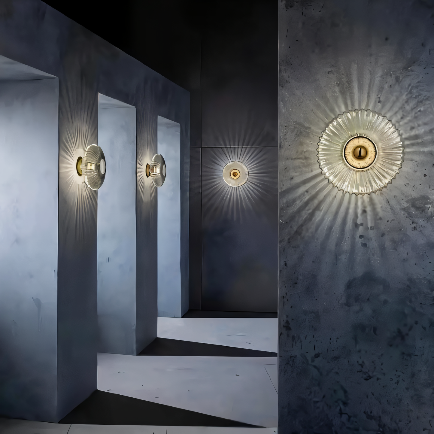 Vägglampa – LED-lampa med Modern Vågmönsterdesign 3