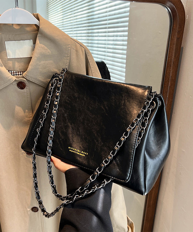 Kvinnor Elegant Faux Läder Handväska med Inre Fickor