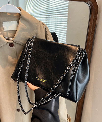 Kvinnor Elegant Faux Läder Handväska med Inre Fickor