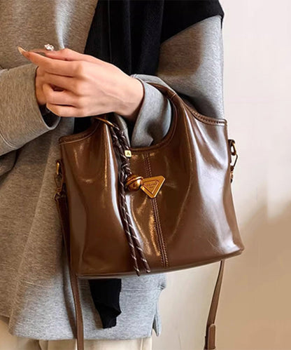 Kvinnors Mångsidig Faux Läder Messenger Väska med Lapptäcksmönster