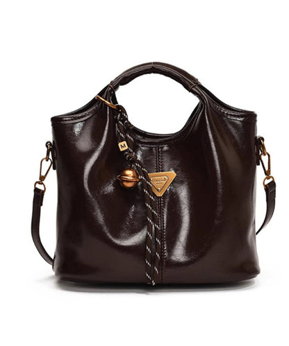 Kvinnors Mångsidig Faux Läder Messenger Väska med Lapptäcksmönster