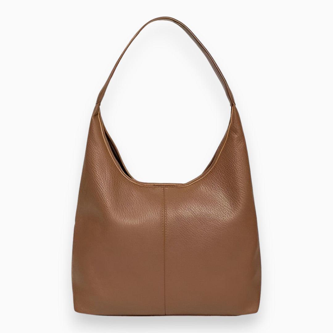 Persephone - Klassisk vegansk lær skulderveske for dame