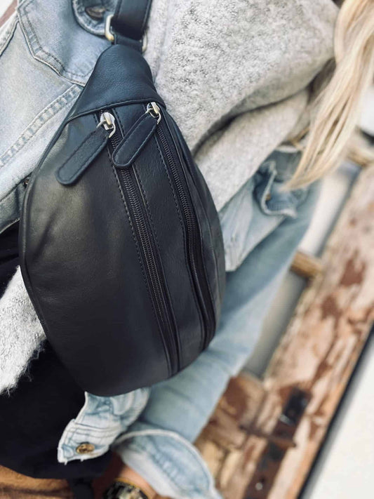 Unisex Praktisk Syntetbumbag med Justerbar Rem