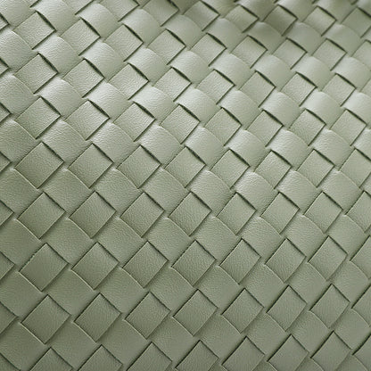 Helen - Moderna Designer Look Flätad Axelväska med Metall Knutdetalj för Dam