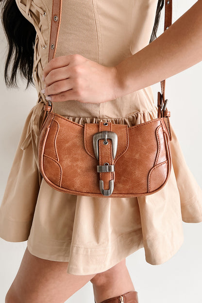 Dam Elegant Fusk Lær Håndveske med Justerbart Skulderbånd og Magnetisk Lås