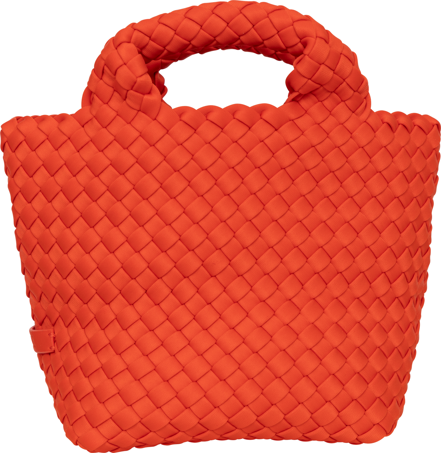 Dam Praktisk Handvävd Neopren Handväska med Avtagbar Axelrem och Stort Huvudrum