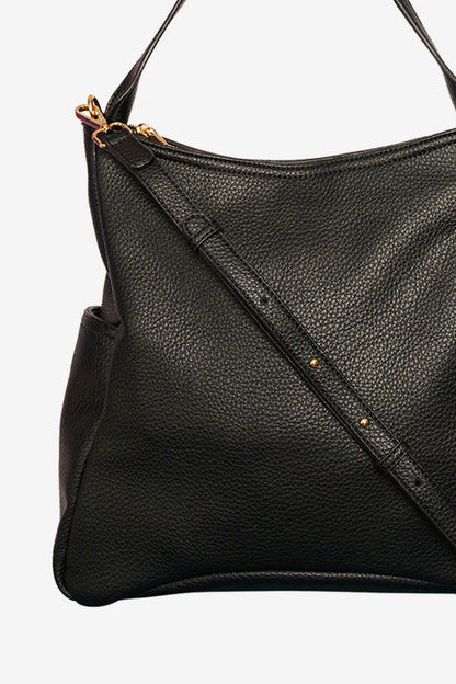 Dam Praktisk Polyester Tygväska med Blixtlås och Sidofickor