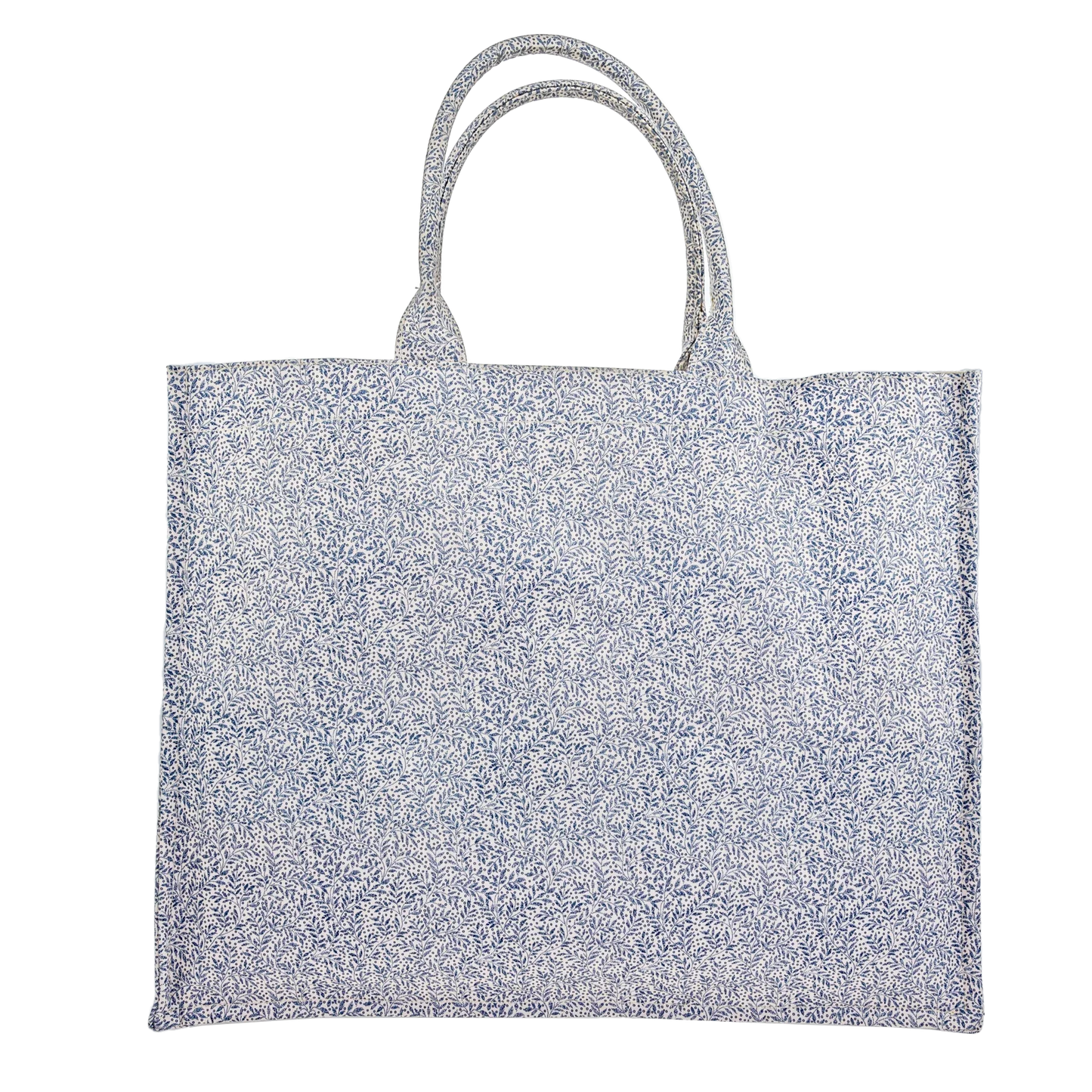 Dam Elegant Bomull Stoffveske med Stort Hovedrom